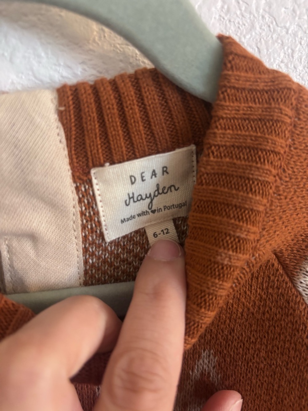 Dear Hayden Infant Fox Sweater - Picture 2 of 7